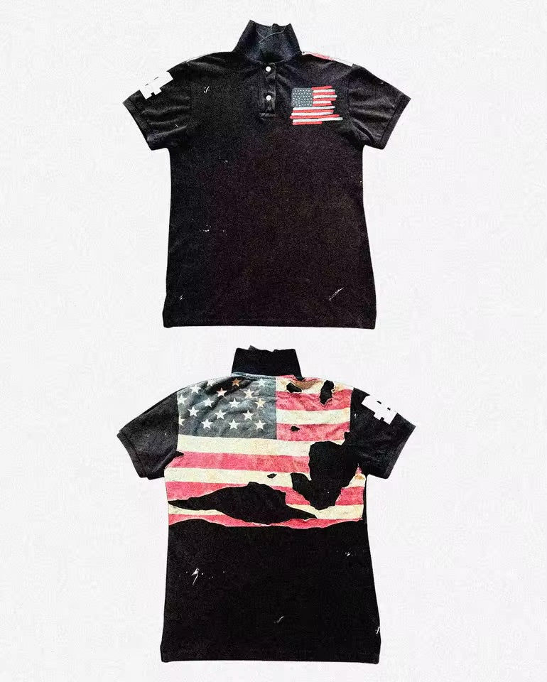 American flag polo