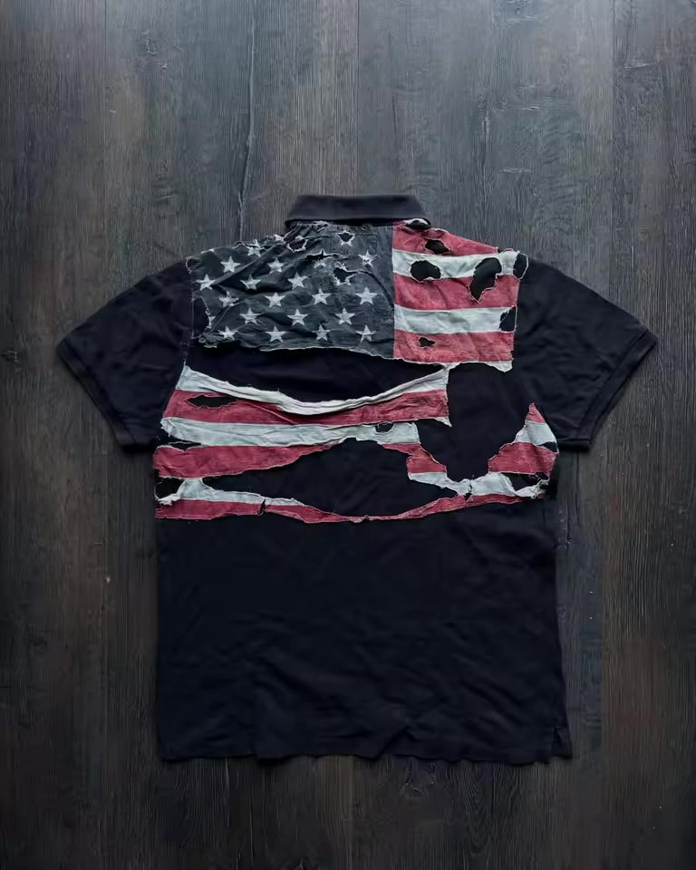 American flag polo