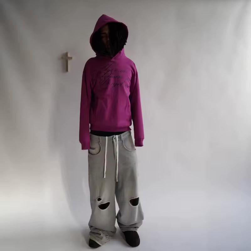 Hoodie whit cool print