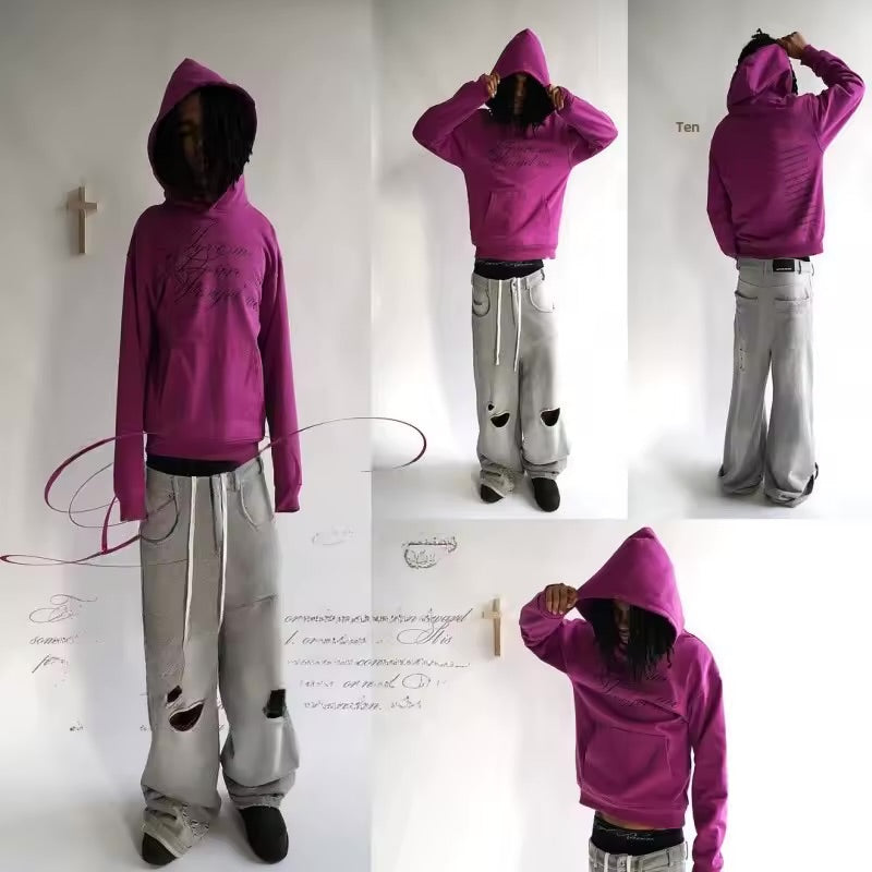 Hoodie whit cool print